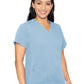 Women's 4-Pocket V-Neck Shirttail Top - 7459 - Periwinkle
