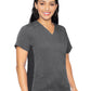 Women's 4-Pocket V-Neck Shirttail Top - 7459 - Slate