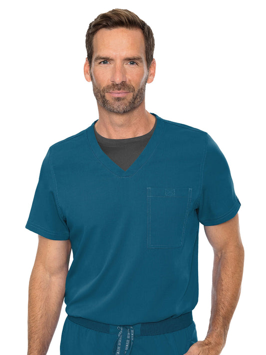 Men's 1-Pocket Tuck-In Scrub Top