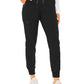 Women's 5-Pocket Rib-Knit Waistband Pant - 7710 - Black