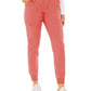 Women's 5-Pocket Rib-Knit Waistband Pant - 7710 - Coral