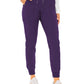 Women's 5-Pocket Rib-Knit Waistband Pant - 7710 - Eggplant