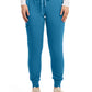 Women's 5-Pocket Rib-Knit Waistband Pant - 7710 - Mali-Blue Shore