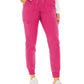 Women's 5-Pocket Rib-Knit Waistband Pant - 7710 - Pink Punch