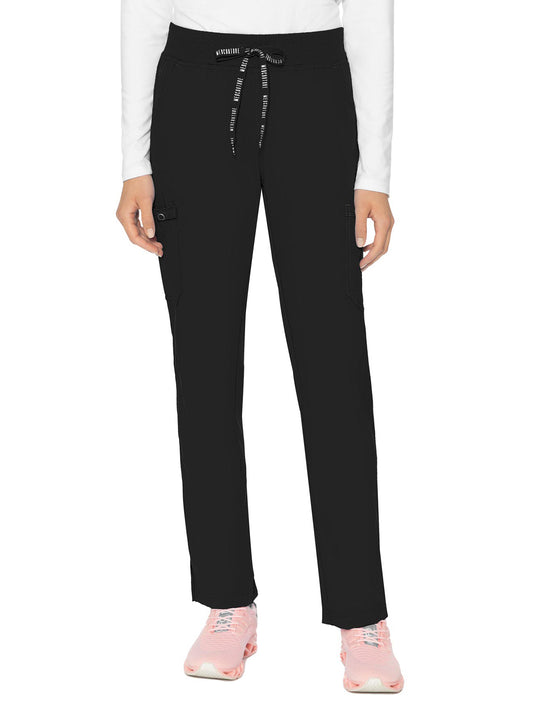 Women's 6-Pocket Jersey-Knit Waistband Pant