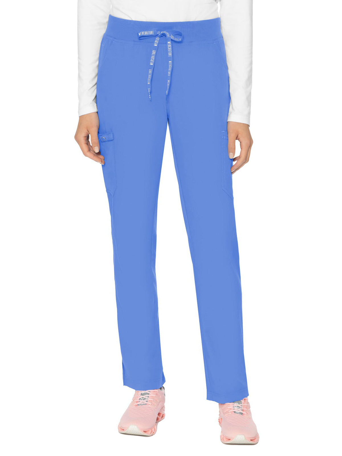 Women's 6-Pocket Jersey-Knit Waistband Pant