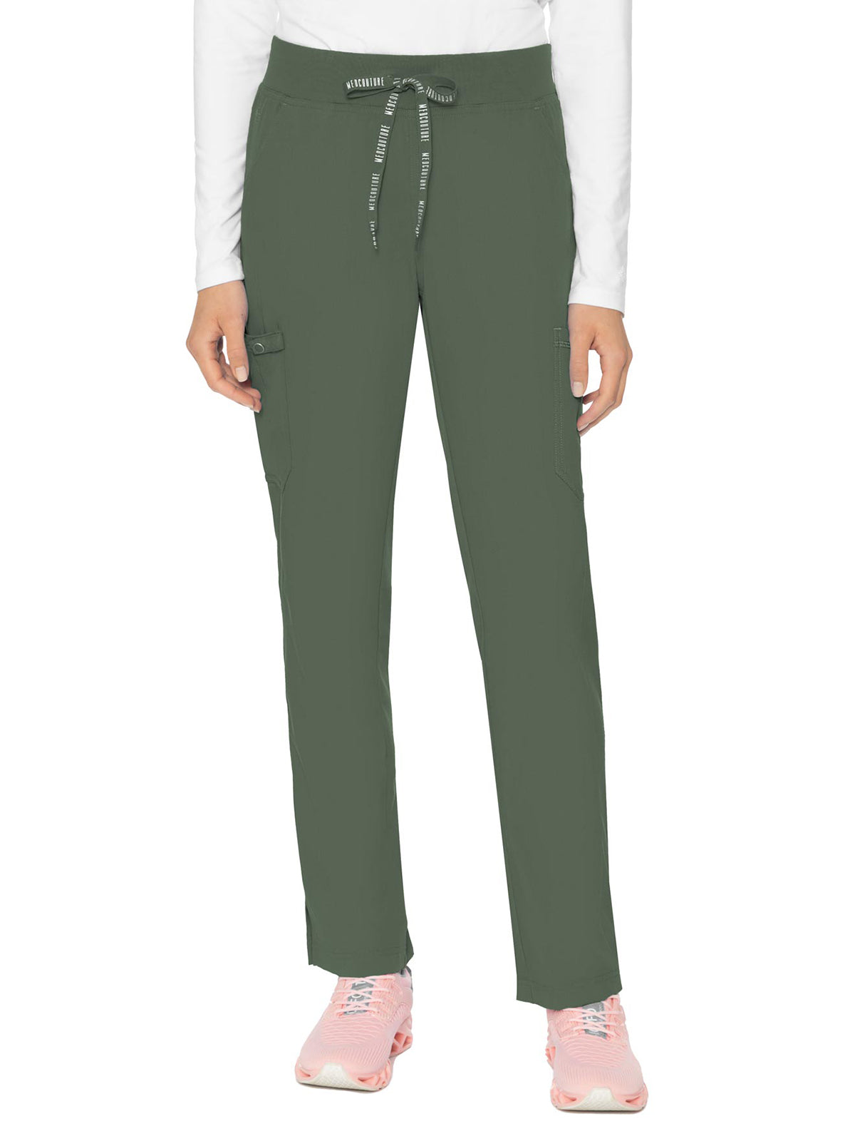 Women's 6-Pocket Jersey-Knit Waistband Pant