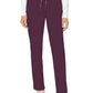 Women's 6-Pocket Jersey-Knit Waistband Pant - 7725 - Wine