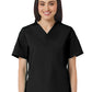 Unisex One-Pocket V-Neck Top