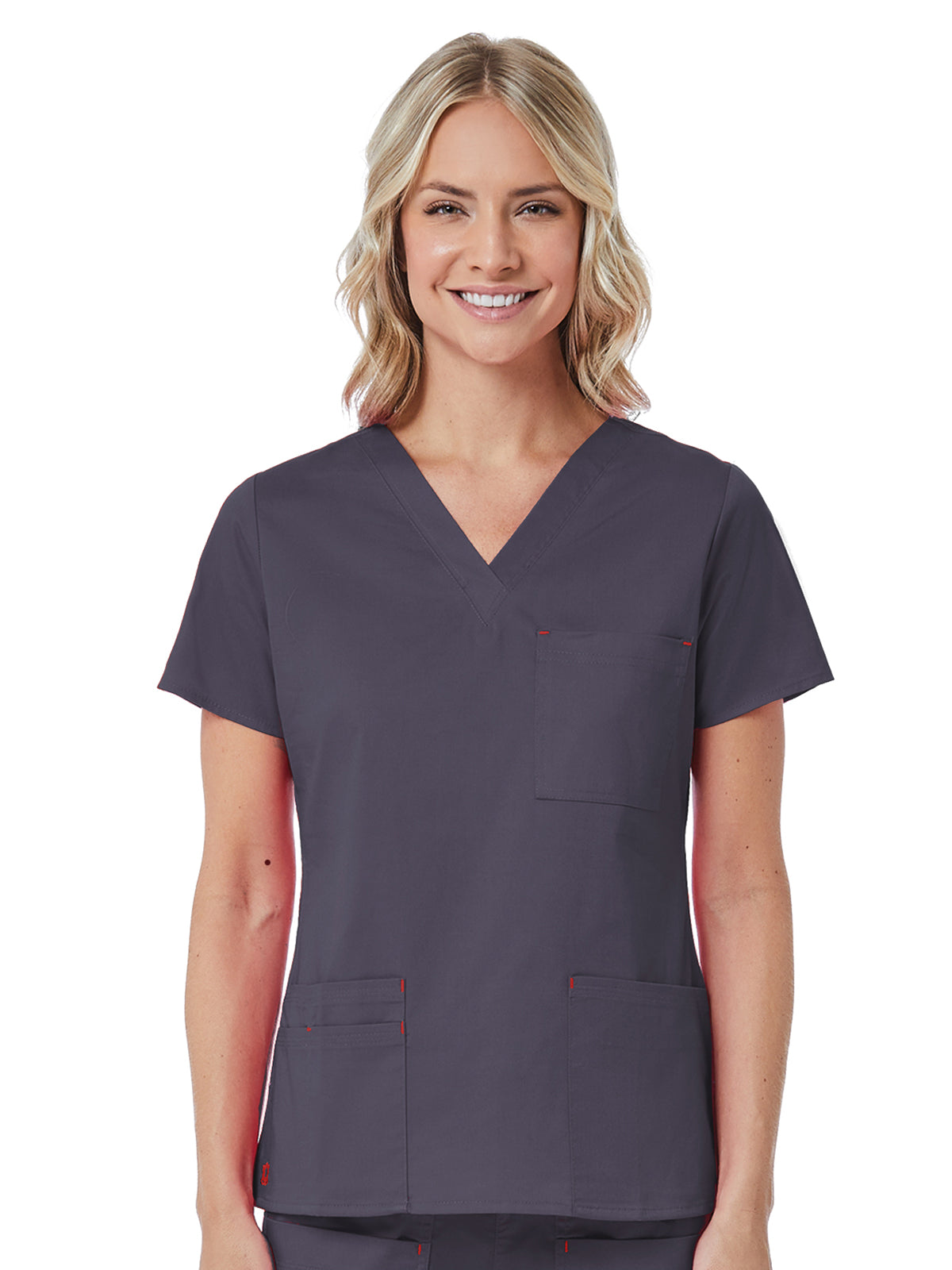 Women's Three-Pocket V-Neck Top