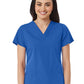 Women's V-Neck Two Pocket Top - 1716 - Royal Blue
