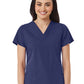 Women's V-Neck Two Pocket Top - 1716 - True Navy