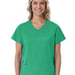 Women's Three-Pocket Curved Mock Wrap Top - 1726 - Surgical Green