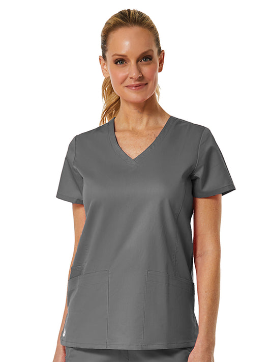 Women's Three-Pocket V-Neck Top