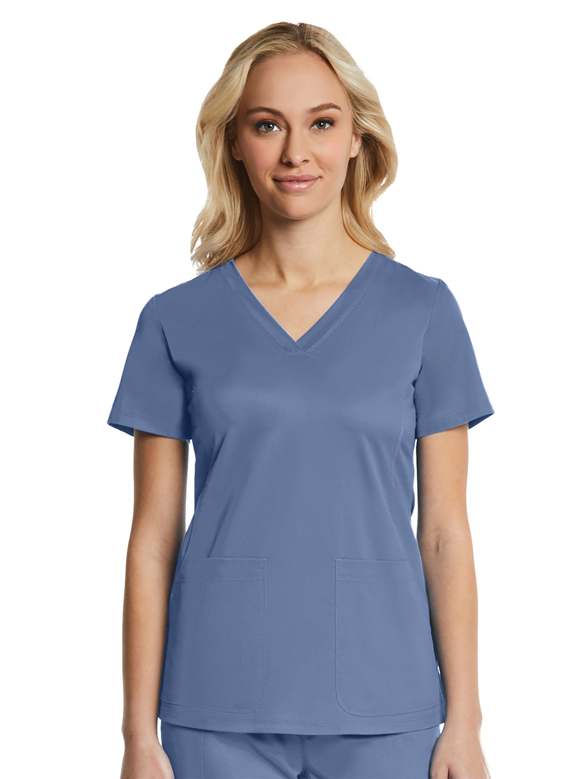 Women's Four-Pocket V-Neck Top