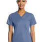 Women's One-Pocket V-Neck Top