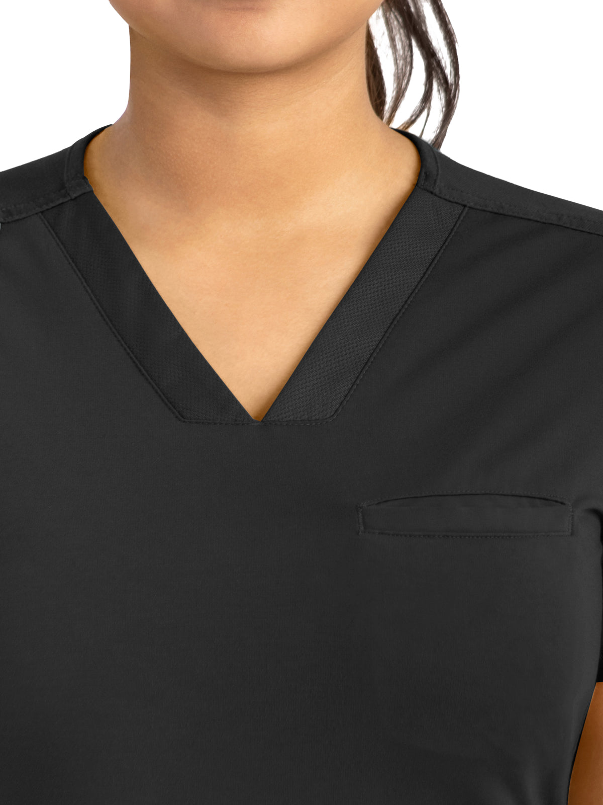 Women's Three-Pocket V-Neck Tuck In Top