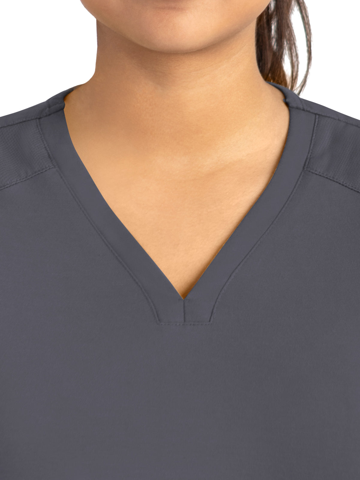 Women's Two-Pocket Tulip-Neck Top