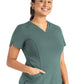 Women's Two-Pocket Tulip-Neck Top