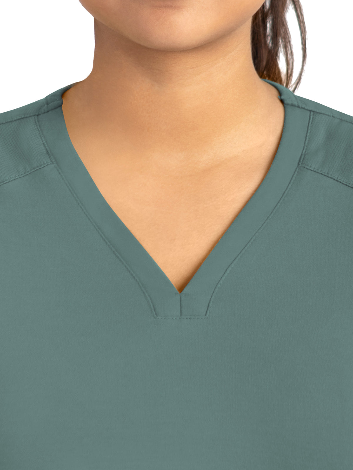 Women's Two-Pocket Tulip-Neck Top