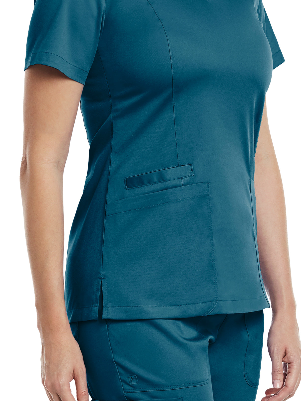 Women's Three-Pocket V-Neck Top