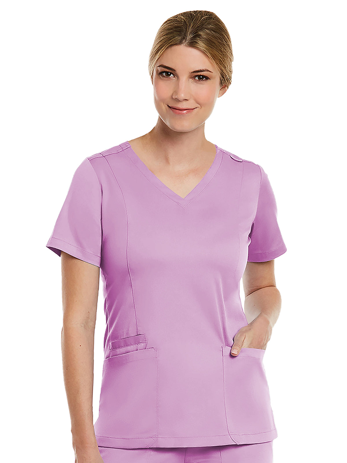 Women's Three-Pocket V-Neck Top