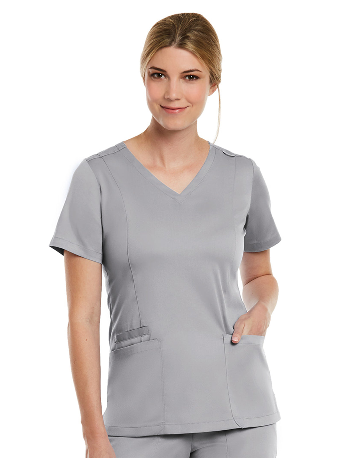 Women's Three-Pocket V-Neck Top