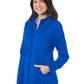 Women's Three-Pocket Bonded Fleece Scrub Jacket