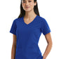 Women's Two-Pocket Curved V-Neck Top - 3903 - Royal Blue