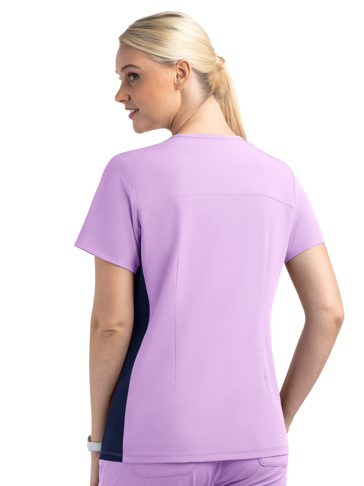 Women's Two-Pocket Mock Wrap Top