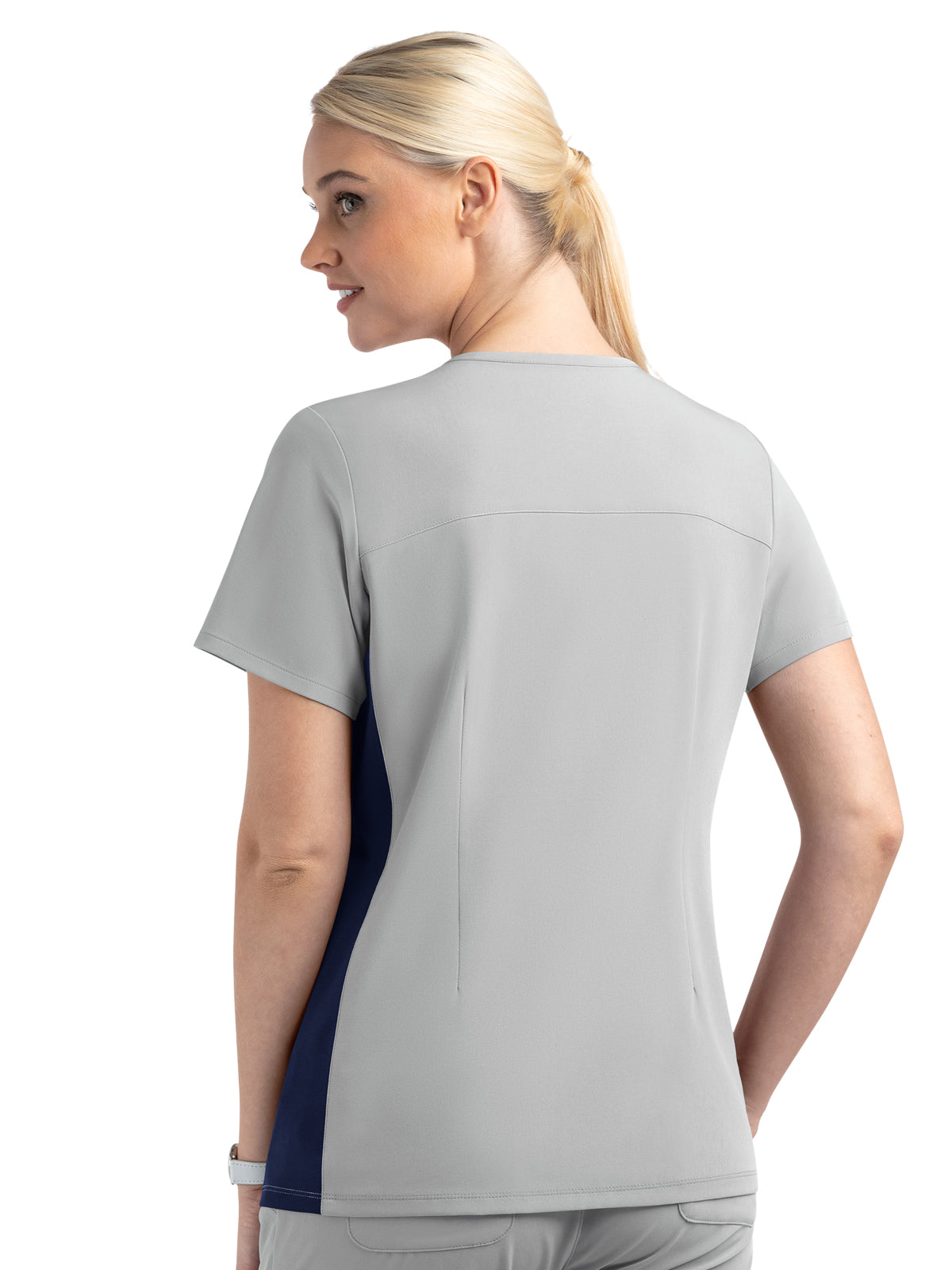 Women's Two-Pocket Mock Wrap Top