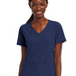 Women's Three-Pocket Mock Wrap Top - 4521 - Navy