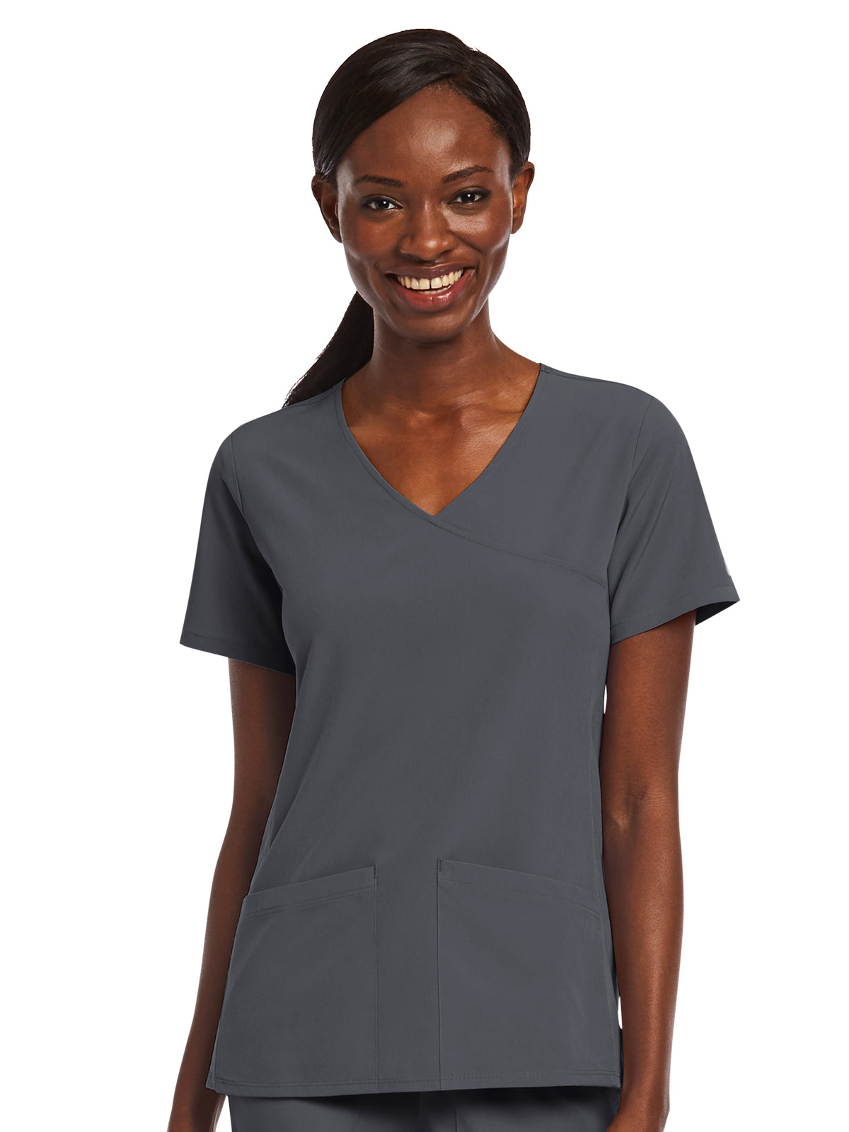 Women's Three-Pocket Mock Wrap Top