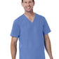 Men's 3-Pocket V-Neck Top - 5206 - Ceil Blue