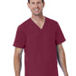 Men's 3-Pocket V-Neck Top - 5206 - Wine