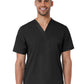 Men's One-Pocket Wrinkle-Resistant V-Neck Top