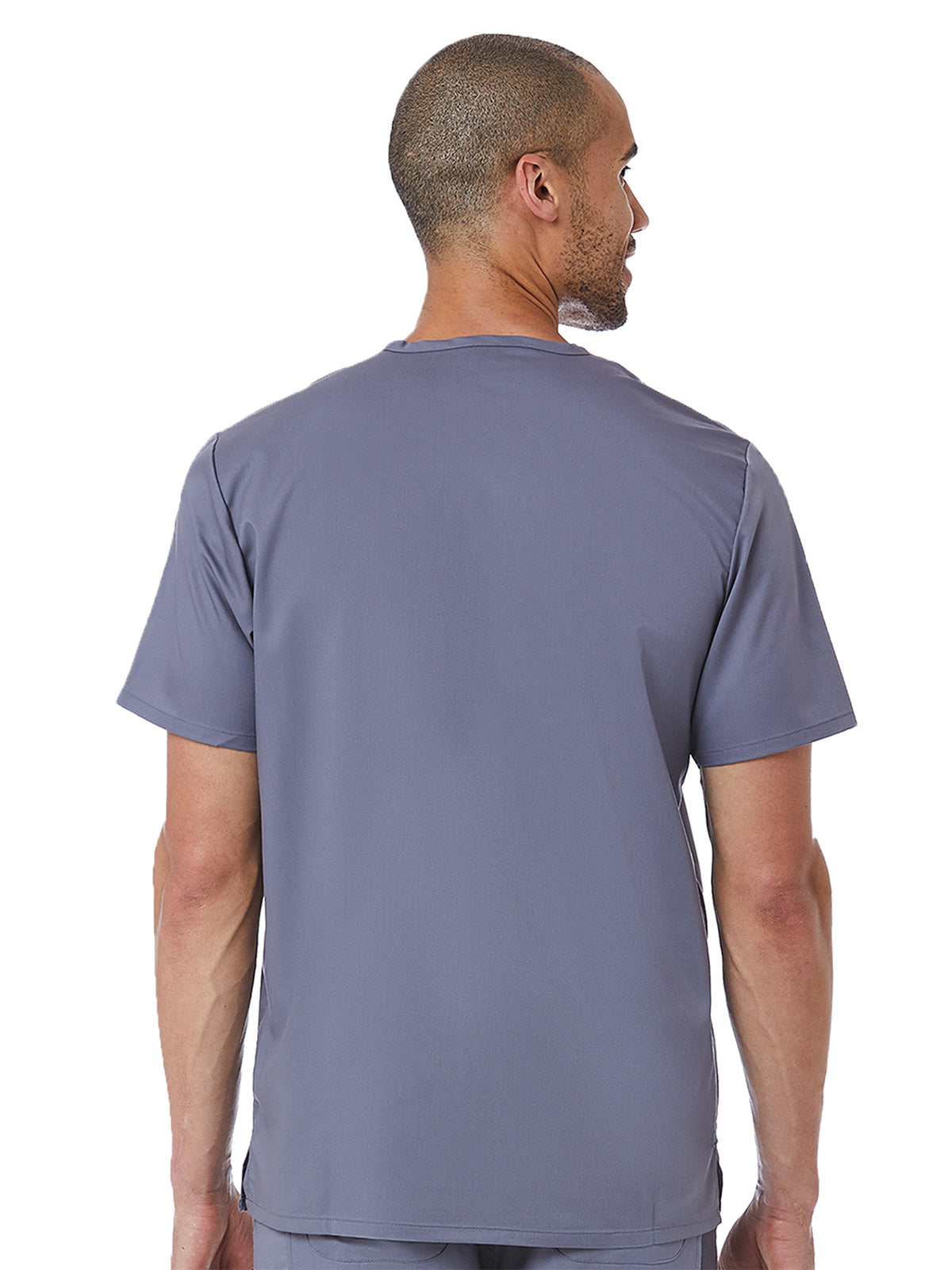 Men's One-Pocket Wrinkle-Resistant V-Neck Top