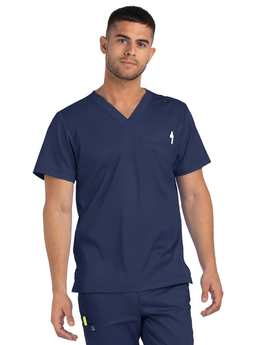 Men's One-Pocket V-Neck Top