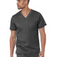 Men's One-Pocket V-Neck Top - 5501 - Pewter