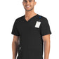 Men's Three-Pocket V-Neck Top - 5502 - Black