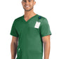 Men's Three-Pocket V-Neck Top - 5502 - Hunter Green