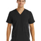 Men's V-Neck Top - 5902 - Black
