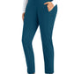 Women's Four-Pocket Wrapped Waist Tapered Pant - 60301 - Caribbean Blue