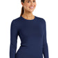 Women's Long Sleeve Underscrub Tee - 6609 - Navy