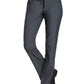 Women's Five-Pocket Mid Rise Pull-On Pant - 6901 - Heather Grey