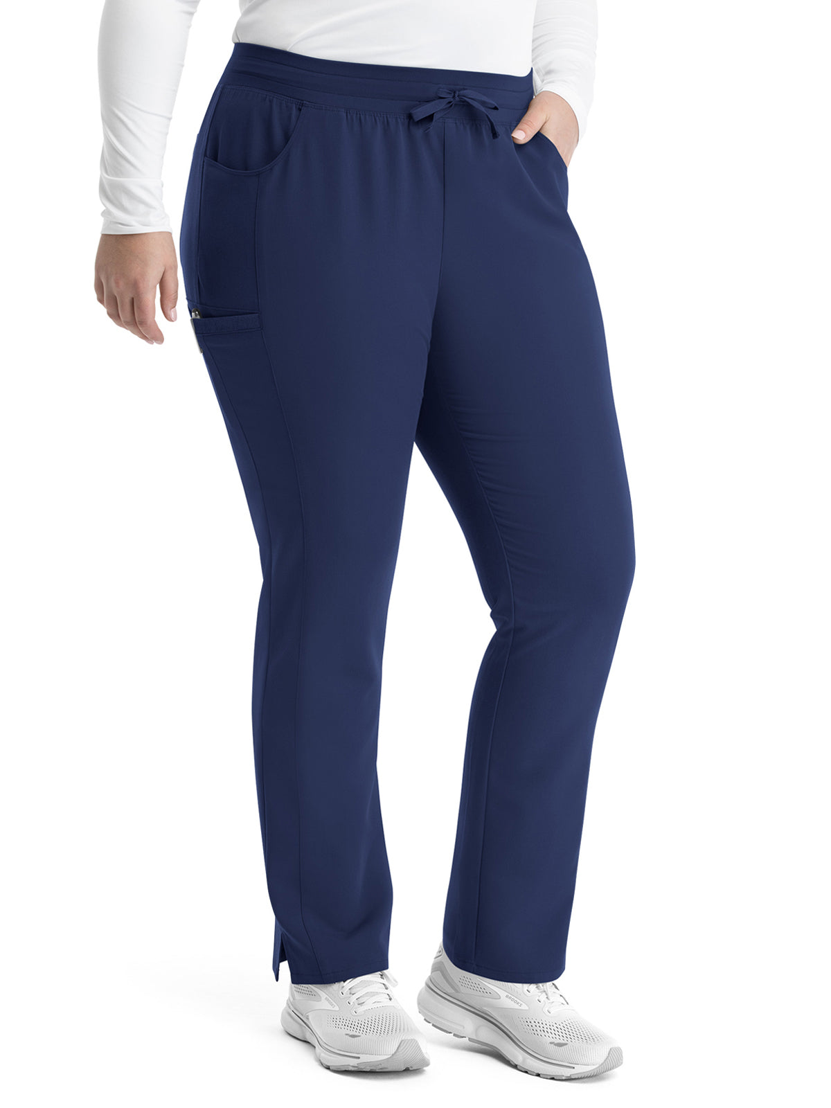 Women's Five-Pocket Mid Rise Pull-On Pant