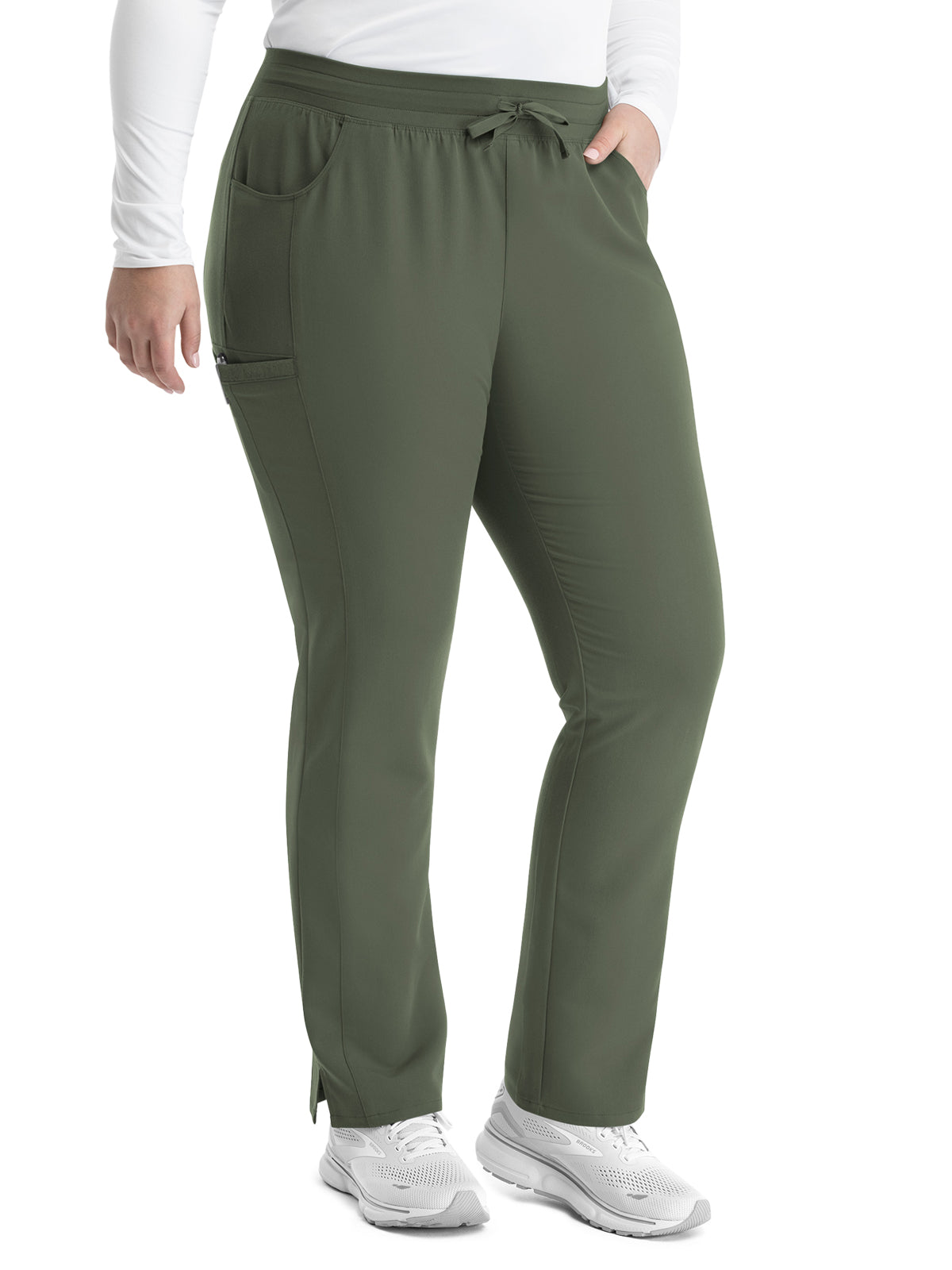 Women's Five-Pocket Mid Rise Pull-On Pant