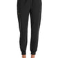 Women's Six-Pocket Full Waistband Jogger Pant - 6902 - Black