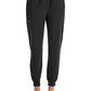 Women's Six-Pocket Mid Rise Convertible Drawcord Jogger Pant - 6903 - Black