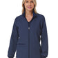 Women's Three-Pocket Hi-Collar Zip Front Jacket - 7091 - Heather Navy